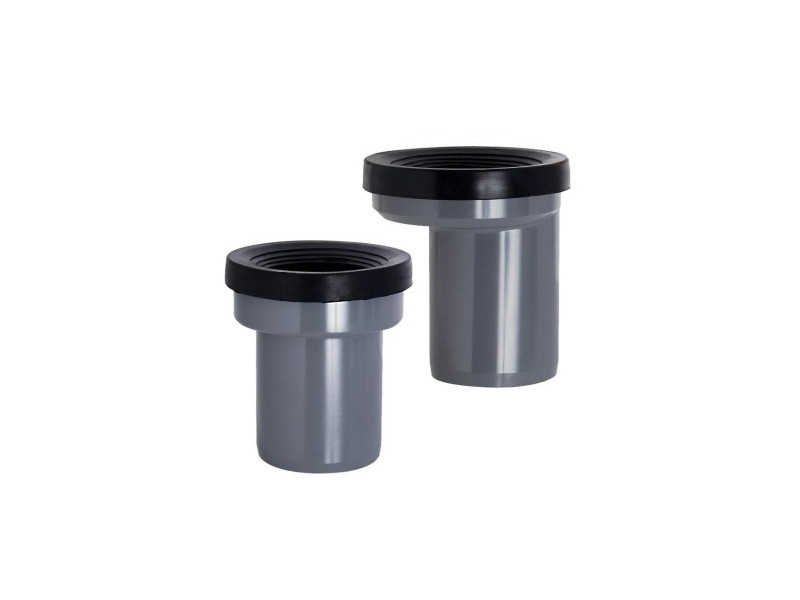 MANGUITO CONEXION EXCENTRICA INODORO 110MM PVC EVACUACION