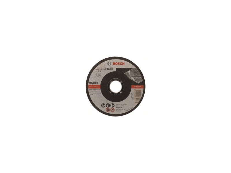DISCO CORTE RECTO STANDARD INOX 115 X 1