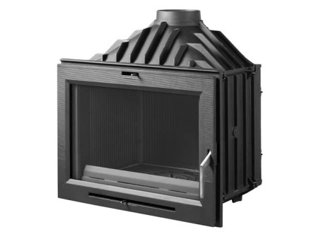 CHIMENEA DE HIERRO FUNDIDO FRONTAL 73 X 70 X 47 SALIDA CIRCULAR DE 180MM HOGAR H-03/70 BASICO HERGOM 