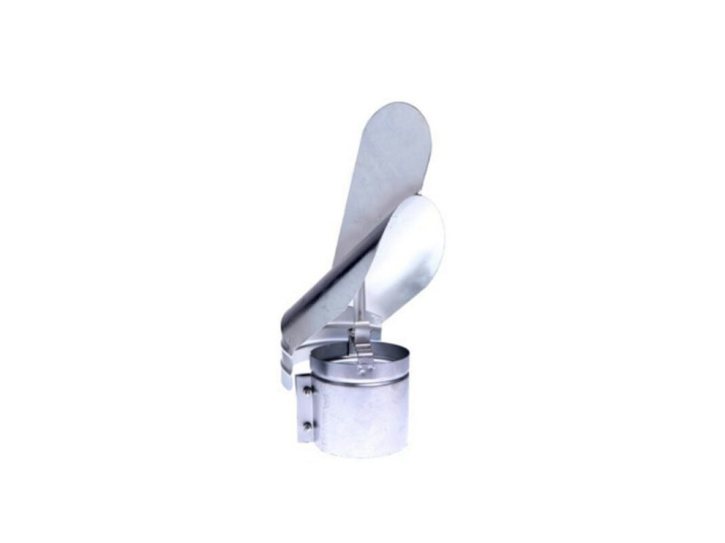 SOMBRERETE VELETA GIRATORIO CHAPA GALVANIZADA 175MM