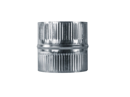 MANGUITO UNION TUBO CHAPA GALVANIZADA MACHO - MACHO 140MM 