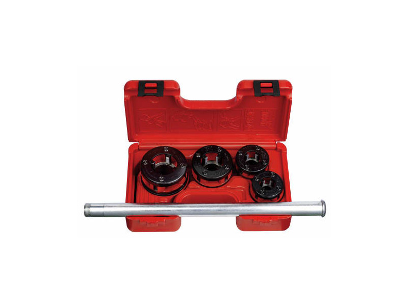 JUEGO DE TERRAJAS PARA TUBO DE ACERO GALVANIZADO 1/2" - 3/4" - 1"