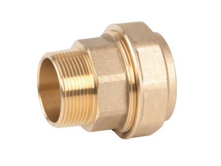 ENLACE EGB ROSCA MACHO POLIETILENO 25 X 3/4" LATON