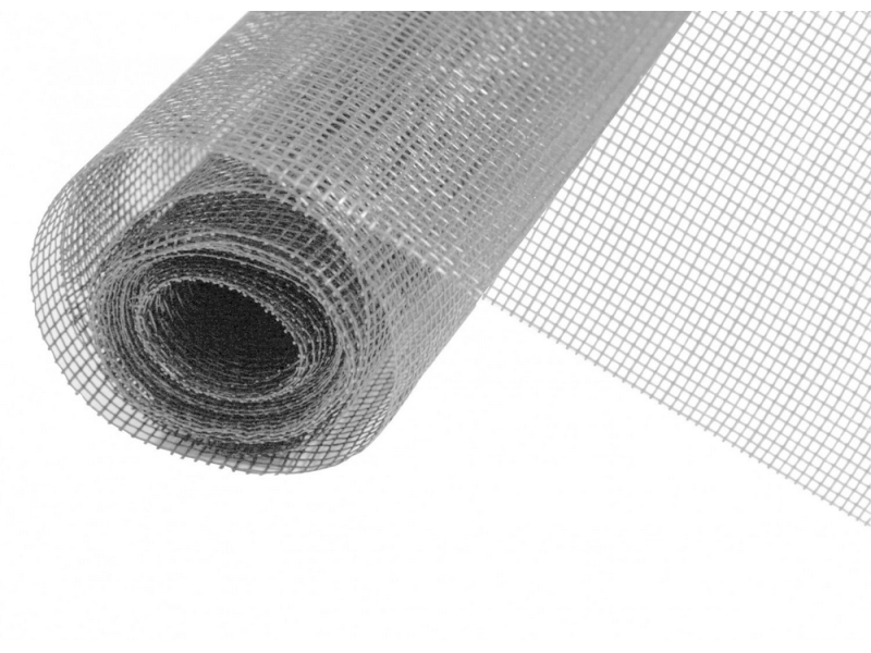 TELA MOSQUITERA FIBRA VIDRIO GRIS 120 CM