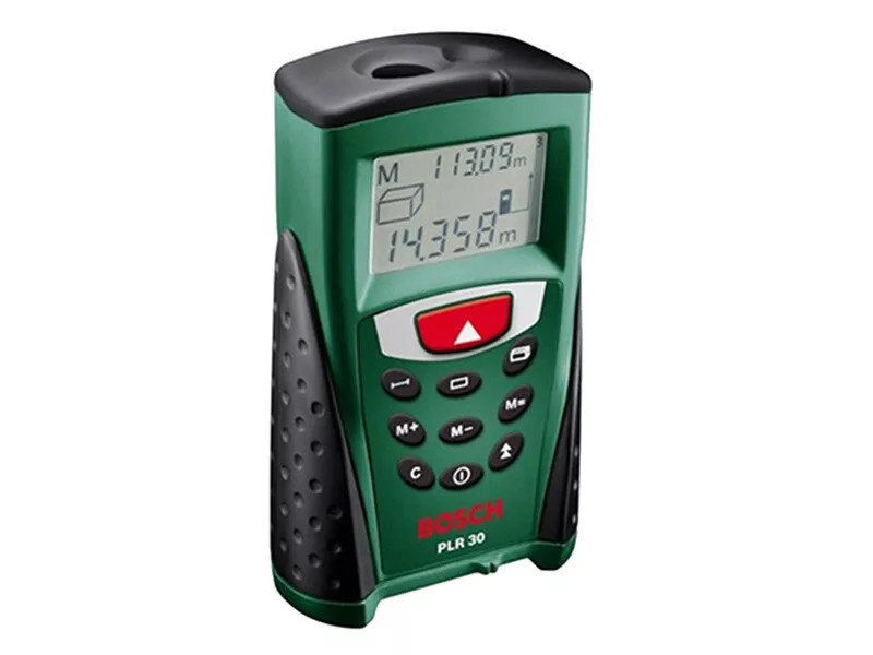 TELEMETRO LASER DIGITAL PLR 30 PRECISION +/-2,0MM RANGO 0,2-30M BOSCH 78620