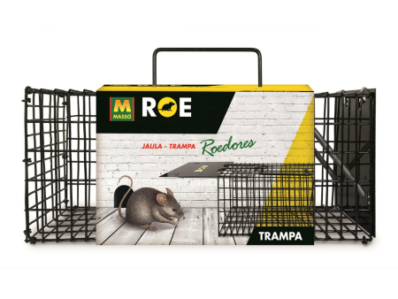 JAULA TRAMPA METALICA ROEDORES 30,5 X 13 X 13 CM