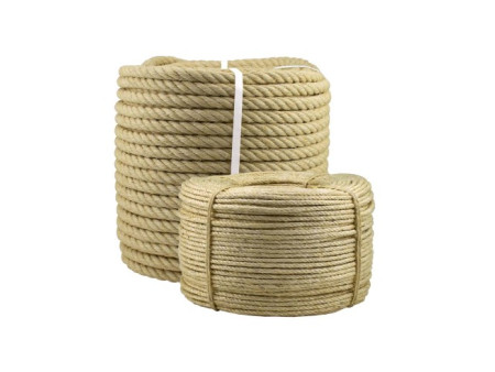 CUERDA DE FIBRA NATURAL SISAL 4 CABOS 7MM