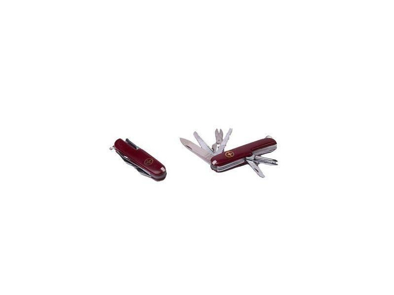 NAVAJA MULTIUSOS 11 UTENSILIOS ROJA K5011