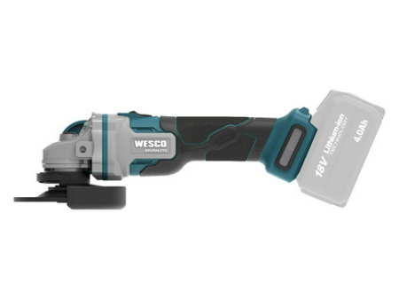 AMOLADORA Ø125MM 4.0 AH 18V + CARGADOR WESCO
