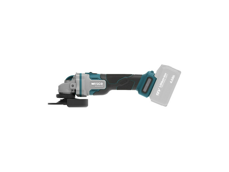 AMOLADORA Ø125MM 4.0 AH 18V + CARGADOR WESCO