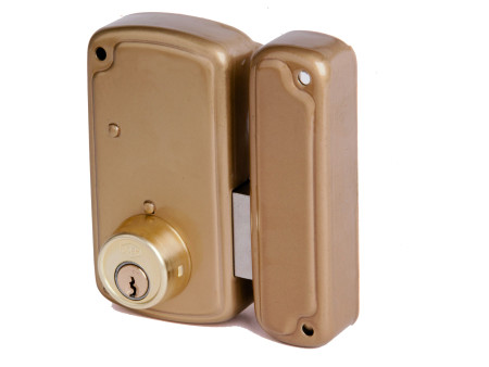 CERRADURA DE SOBREPONER 4056-C 75MM DERECHA PINTADA