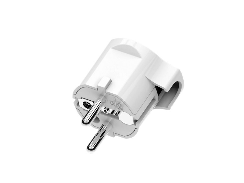 CLAVIJA ENCHUFE ULTRAFINA 4.8MM BLANCO