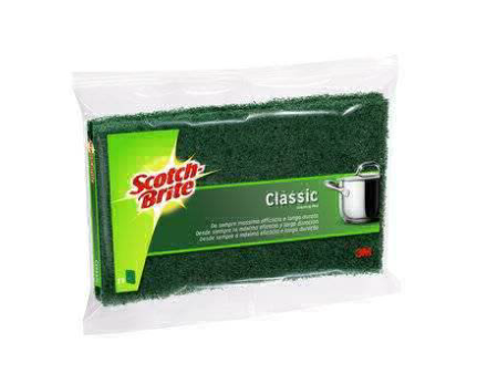 ESTROPAJO SCOTH-BRITE FIBRA VERDE POPULAR 2 UNID