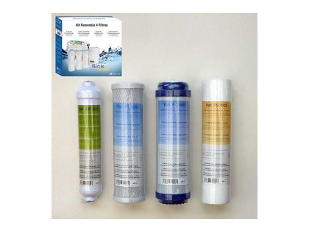 KIT 4 CARTUCHOS PARA EQUIPO UF 5 ETAPAS