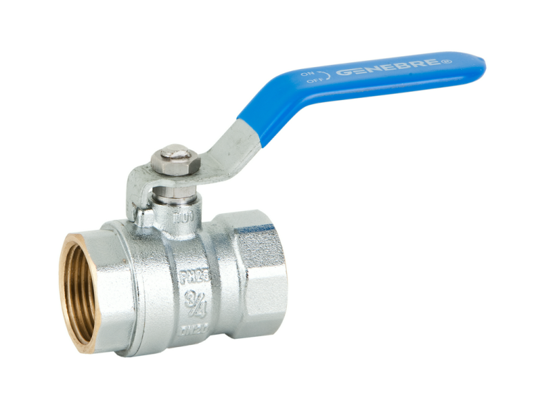 VALVULA ESFERA H/H 1/2" CON MANDO PALANCA PN25 DN15