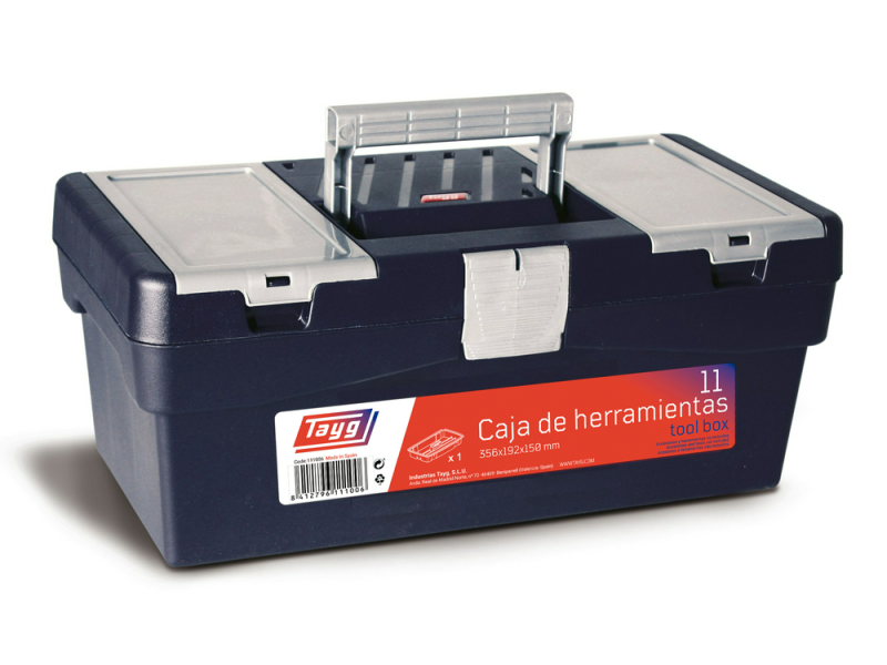 CAJA HERRAMIENTAS PLASTICO Nº11 356 X 192 X 150