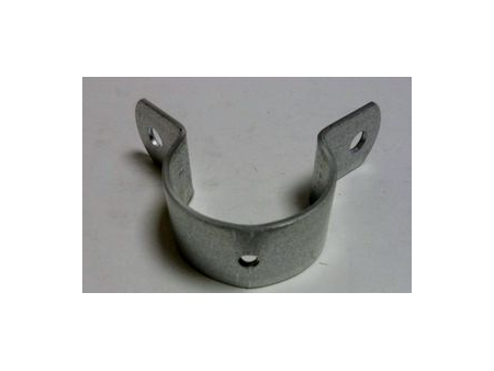ABRAZADERA 45MM PARA POSTE ESQUINA GALVANIZADA