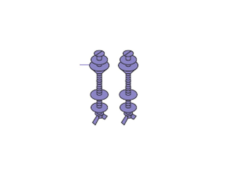 JUEGO TORNILLOS ROSCA M 6 X 80 STANDAR INOX
