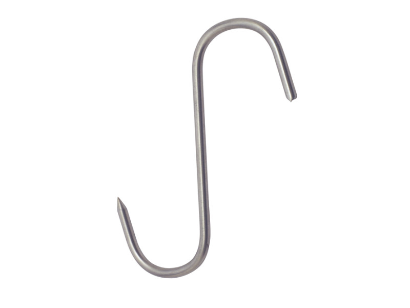 GANCHO CARNICERO 5 X 140MM INOXIDABLE