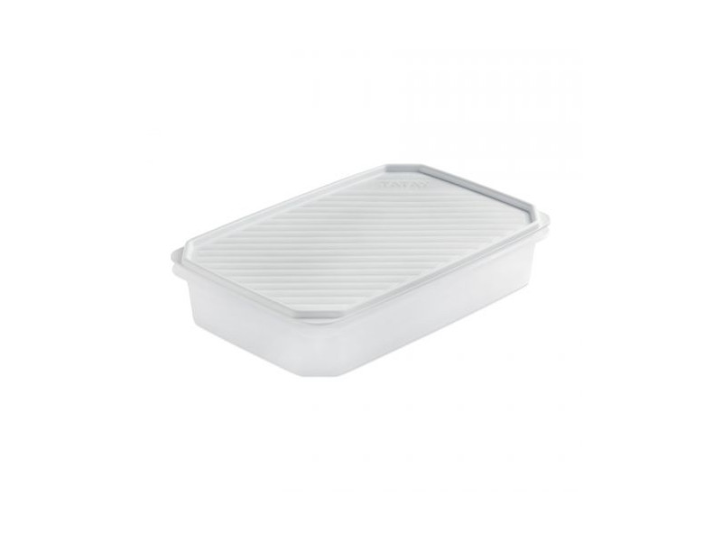 FIAMBRERA ALIMENTOS 2,1L RECTANGULAR BLANCO TATAY 16211