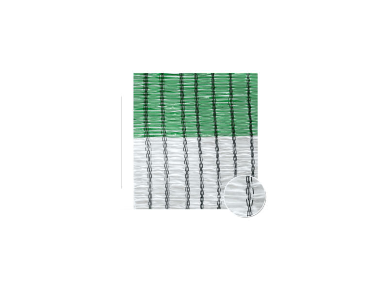 MALLA DE SOMBREO 3M RALLAS BLANCO - VERDE OPACIDAD 85 - 95% 