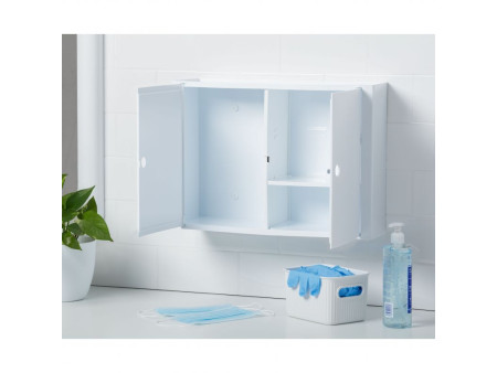 ARMARIO DE BAÑO HORIZONTAL BLANCO
