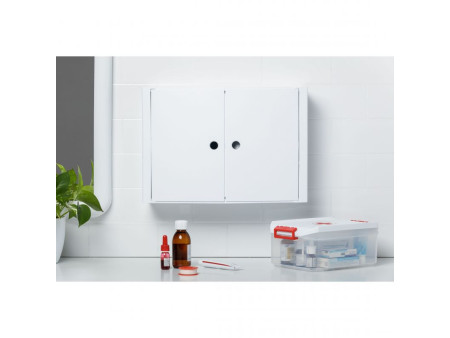ARMARIO DE BAÑO HORIZONTAL BLANCO