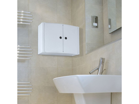 ARMARIO DE BAÑO HORIZONTAL BLANCO