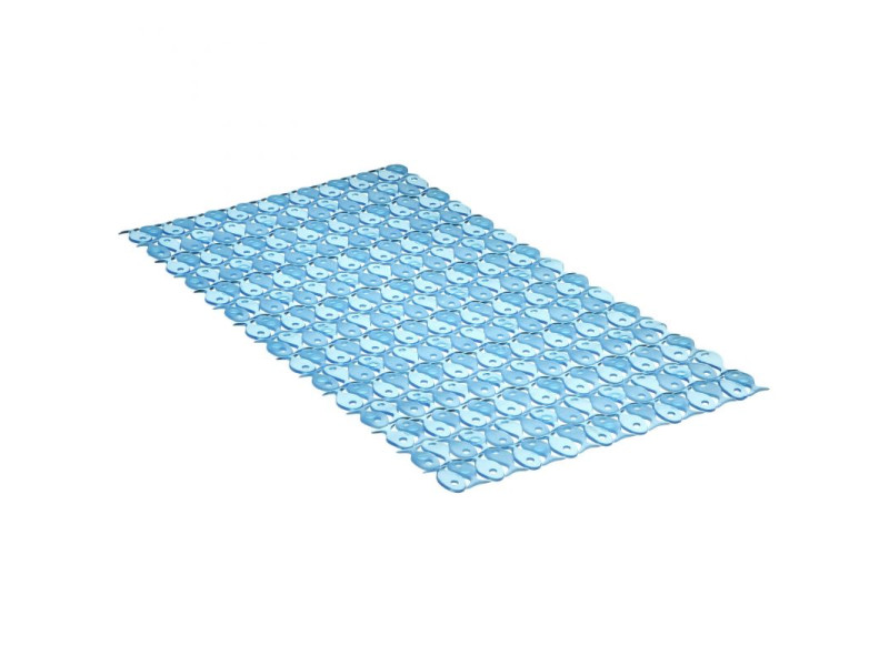ALFOMBRA BAÑO ANTIDESLIZANTE 70 X 36 CM AZUL