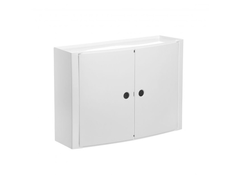 ARMARIO DE BAÑO HORIZONTAL BLANCO