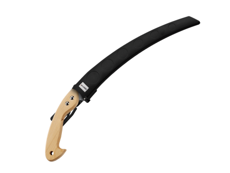 SERRUCHO CURVO MANGO MADERA 330MM CON FUNDA