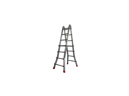 ESCALERA ALUMINIO MULTIUSO 8 + 8 PELDAÑOS