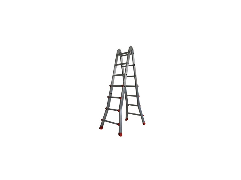 ESCALERA ALUMINIO MULTIUSO 8 + 8 PELDAÑOS