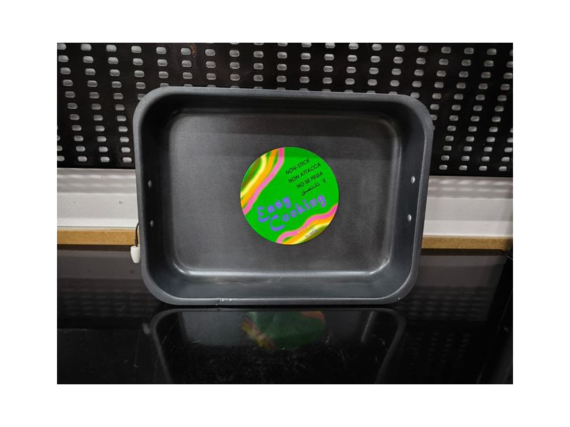 BANDEJA HORNO ANTIADHERENTE 22 X 30CM CON ASAS CARONI 180730
