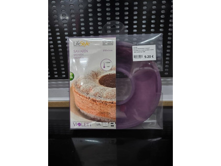 MOLDE REPOSTERIA "ROSCO" SILICONA 25 X 5CM SAVARIN +250ºC -40ºC LIFESTYLE 3749   