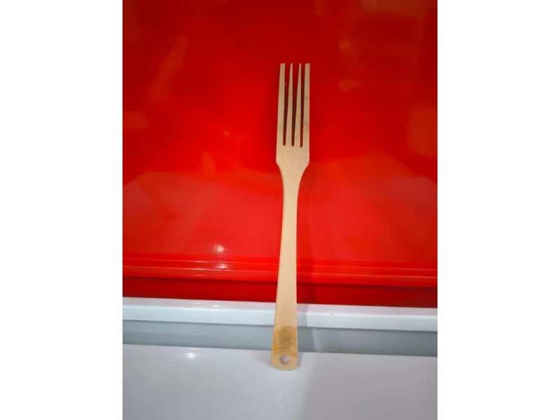TENEDOR MADERA 25CM
