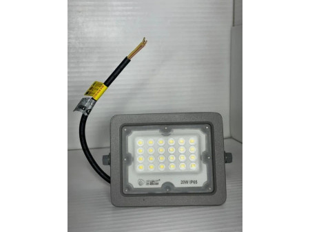 PROYECTOR ALUMINIO LED 20W IP65 GRIS