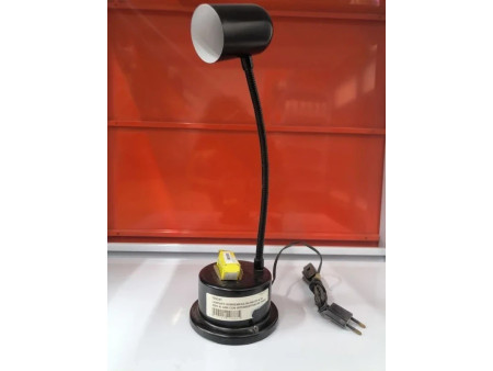 LAMPARA SOBREMESA 220V 40-60W CON INTERRUPTOR DE PASO NEGRA