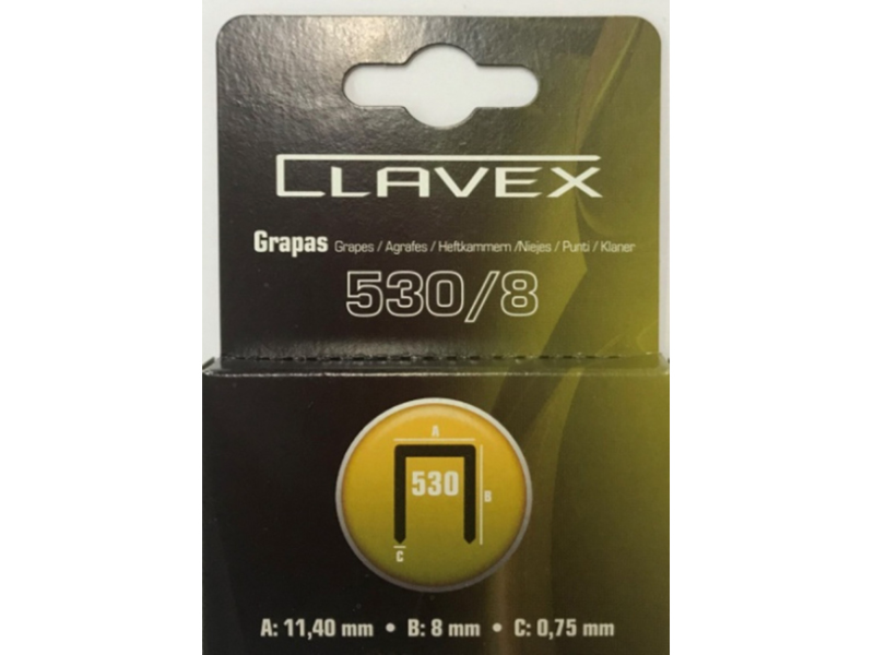 GRAPA RAPID 530-8 MM 1000 UNDS