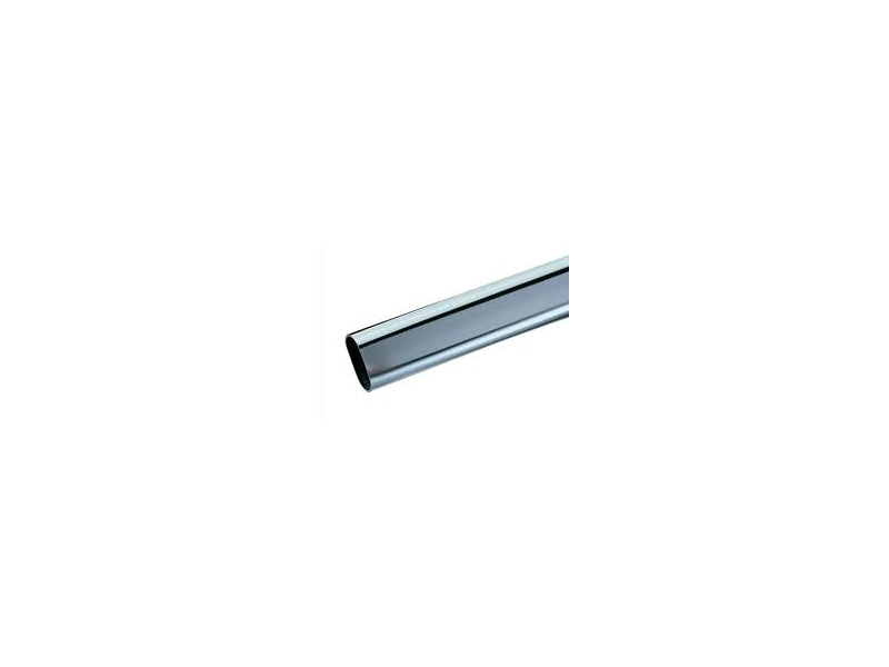 BARRA CROMO OVAL 22 X 15 MM 0,8MM