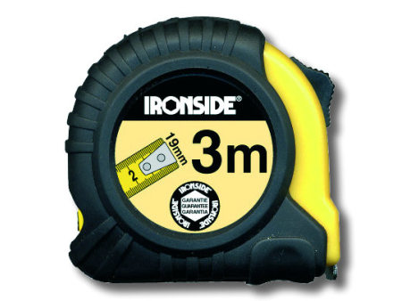 FLEXOMETRO BIMATERIA CON FRENO 3M X 19MM IRONSIDE