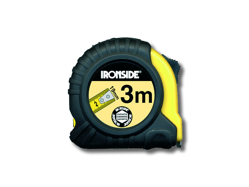 FLEXOMETRO BIMATERIA CON FRENO 3M X 19MM IRONSIDE