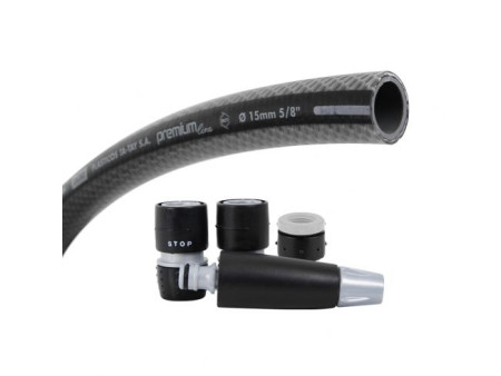 KIT MANGUERA Y ACCESORIOS 20M  PREMIUM 5/8" - 15MM