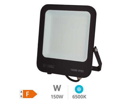 PROYECTOR ALUMINIO LED SANTADI 150W 6500K IP65 NEGRO