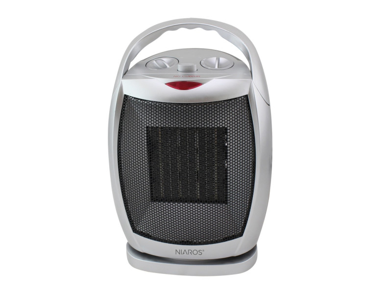 CALEFACTOR ELECTRICO VERTICAL GIRATORIO CERAMICO PRATA MAX 1500W