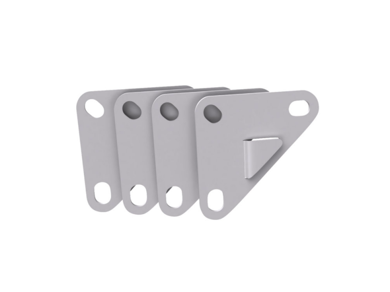 ESCUADRA REFUERZO PARA ESTANTERIA METALICA 70 X 70MM GALVANIZA                       