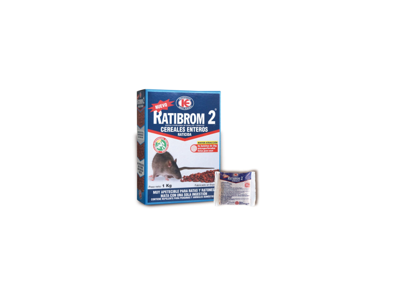 RATICIDA RATIBROM 2 CEREALES 003 CAJA 1 KG
