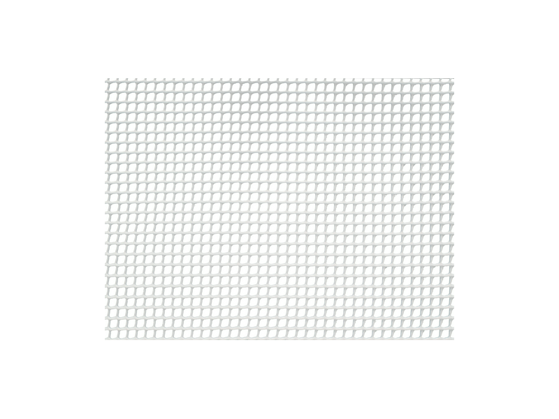 MALLA PLASTICO CUADRANET 5 X 5 MM ALTO 1 METRO BLANCO