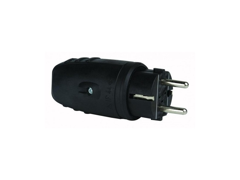 CLAVIJA BIPOLAR AEREA GOMA NEGRA IP-44 16A