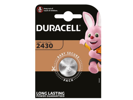 PILA LITIO DURACELL DL2430 BLISTER 1